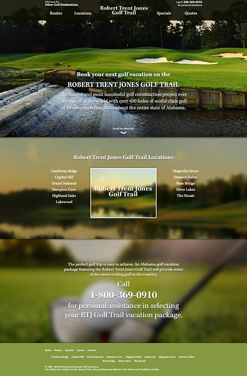 Robert Trent Jones Golf Trail Website