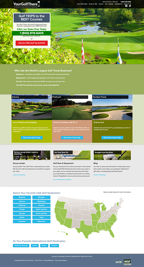 YourGolfThere Website